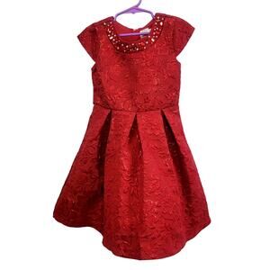 Wonder Nation Red Formal Dress‎ Size 6